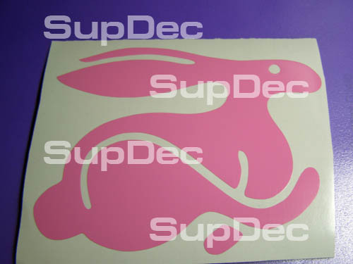 Vinylsticker met konijnensilhouet voor Volkswagen