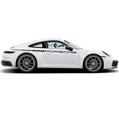 2 Porsche 911 Porsche Carrera Deur Side Decals Overzicht Side Stripes