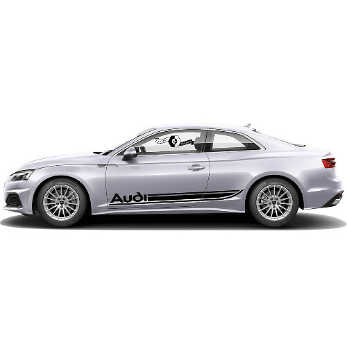 Paar Audi A5 Auto Styling Rocker Panel Vinyl Auto Sticker Mes voor Audi

