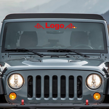 Custom Logo & Vlaggen Voorruit Vinyl Decal voor Jeep_3