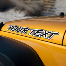 Neon Inscription Motorkap Vinyl Sticker voor Jeep Wrangler Rubicon_2