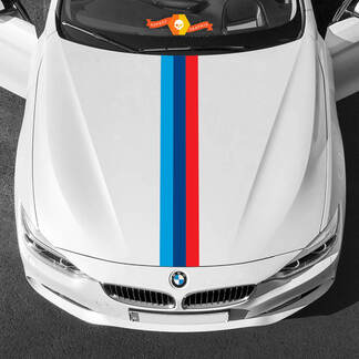 Motorkapstrepen M-kleuren voor BMW alle generaties en modellen
