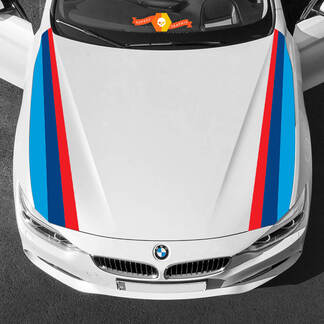 Zijkapstrepen M-kleuren voor BMW alle generaties en modellen
