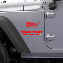 USA vlag zijvinylsticker voor Jeep Wrangler JK_2