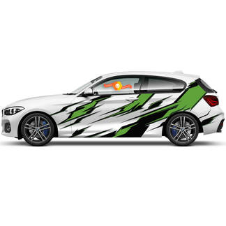 Paar vinylstickers Grafische stickers zijkant voor BMW 1-serie 2015 Ninja-stijl
