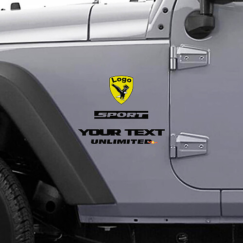 Jeep Wrangler Rubicon Bald Eagle CJ YK JK Vinyl Sticker Sticker