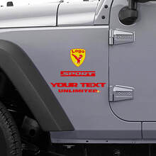 Jeep Wrangler Rubicon Bald Eagle CJ YK JK Vinyl Sticker Sticker_2
