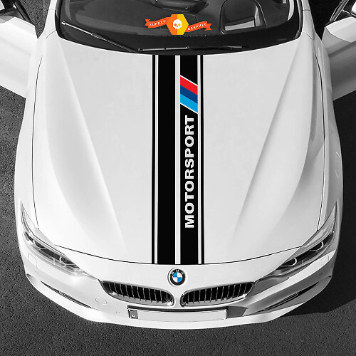 Vinylstickers Grafische Stickers bmw motorkap in het midden BMW motorsport 2022
