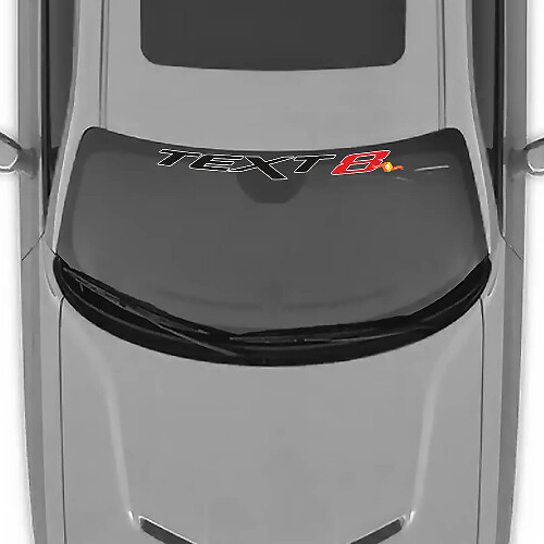 Voorruit vinyl decal stickers voor Dodge Challenger SRT8 SRT4 STR6