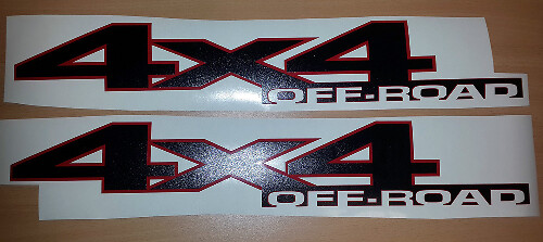 2 DODGE RAM 4x4 OFF ROAD POWER WAGON TRUCK vinyl stickers stickers