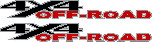 2 DODGE RAM 4x4 OFF ROAD TRUCK vinyl stickers stickers