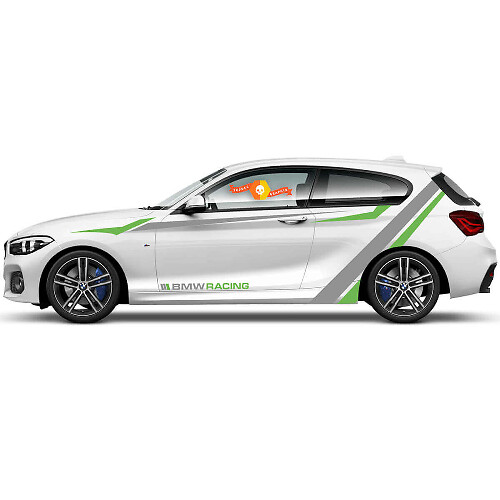 Racing Style Zijstrepen Vinyl Decal Kit Voor BMW 1-serie 2015