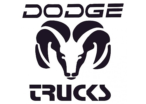 TRUCKS Dodge-logo vinylsticker voor Dodge Ram