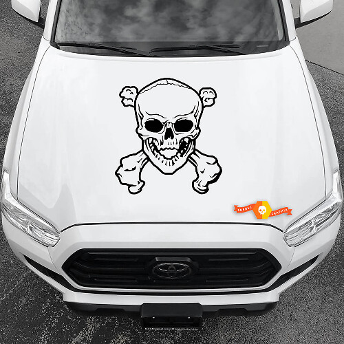 Vinyl Stickers Grafische Stickers Botten Auto motorkap Nieuw Triple Skull Triple SkullTriple Skull 2022
