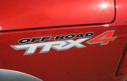 TRX4 Off Road 4x4 Zij Vinyl Decal Set voor Dodge Dakota