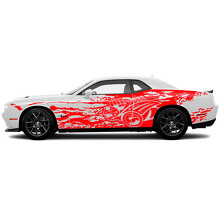 Super Bee-zijvinylsticker voor Dodge Challenger_2