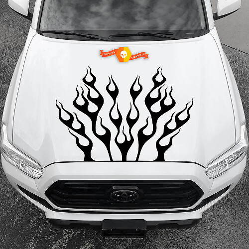 Flame Motorkap Vinyl Decals Grafische Stickers 4