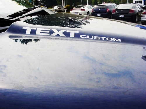 Custom tekstletters motorkap vinyl decal sticker voor Dodge Durango