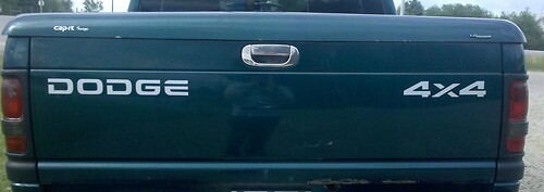 Dodge Ram Dakota Off Road achterklep 2500 1500 stickers stickers1
