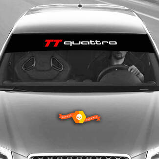 Vinyl Decals Grafische Stickers voorruit TT Quattro Audi sunstrip Racing 2022
