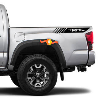 2 Tacoma Side Bed Stripes Trail Vinyl Stickers Sticker voor Toyota Tacoma
