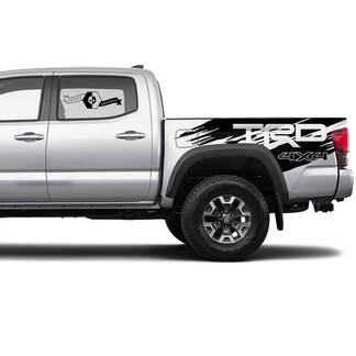 2 Tacoma Side Bed Stripes TRD 4x4 Vinyl Stickers Decal Kit voor Toyota Tacoma
