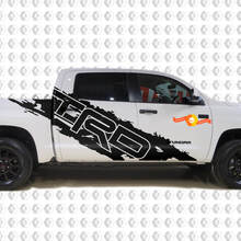 Toyota Tundra aangepaste zijsticker sticker Truck Wrap Splash - TRD SIDE
 2