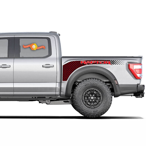 Tracery Splash Zijkant Bed Vinyl Decal Kit voor Musclecar truck 2022