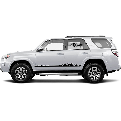 2x Bergen 4Runner Zijdeuren Berg Vinyl Stickers streep Stickers voor Toyota 4Runner TRD
