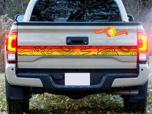 Vintage topografische strip vinyl stickers voor Toyota-trucks_4