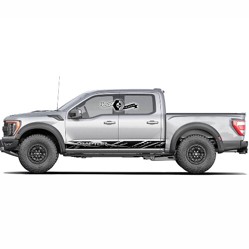 Versleten Rocker Panel Strepen Vinyl Decal voor Musclecar power truck