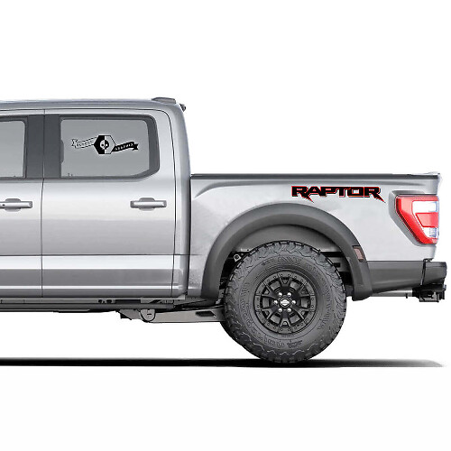 Raptor Achterzijde Vinyl Decal Set voor Musclecar Truck 2020-2022