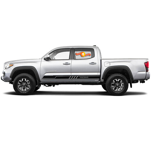 Gemerkt Stroken Zij Vinyl Decal Sticker voor Toyota Tacoma 2015-2021