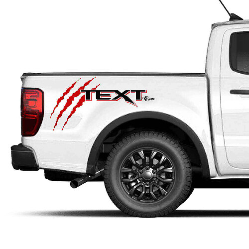Bedside Claw Graphics Decal Sticker 2 voor Ford F150 Raptor