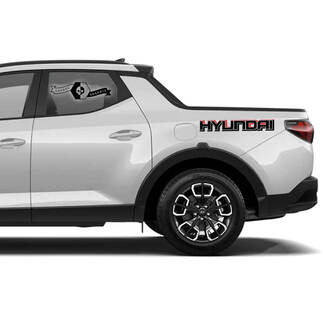 Nieuw paar Hyundai Santa Cruz zijbed 2 kleuren vinyl stickers sticker grafische kit
