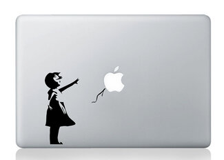 Banksy Graffiti ballon meisje MacBook sticker sticker
