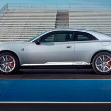 Zijrocker paneel stickers strepen voor Dodge Charger Electric
 2
