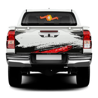 Paar Toyota Hilux 2022 Rally Doors Distressed Side Splash Splash Onoverwinnelijk Achterklep Vinyl Stickers Sticker Grafisch

