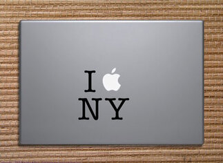 Ik hou van New York MacBook sticker sticker
