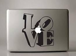 Liefde MacBook sticker sticker
