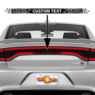 Dodge Charger Custom Text Taillight Accent Sticker 2015-2022+ 2023+ Charger Tail Lights lamp Sticker
