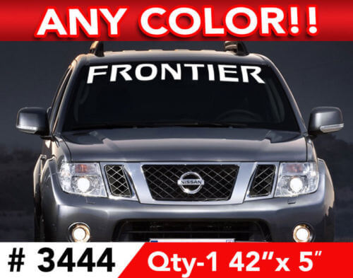 Frontier Voorruitbanner Vinyl Sticker Voor Nissan Frontier