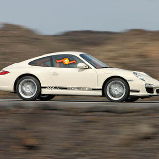 2 Porsche 911 Retro Carrera klassieke zijstrepen deur op kit sticker sticker
