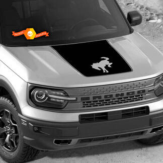 Ford Bronco 2021-2022 Hood Vinyl Decal Kit Sticker Graphic voor Ford Bronco Logo Sport SUV
