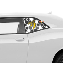 Honeycomb Hornet Decal Sticker voor Dodge Challenger Side Quarter
 3