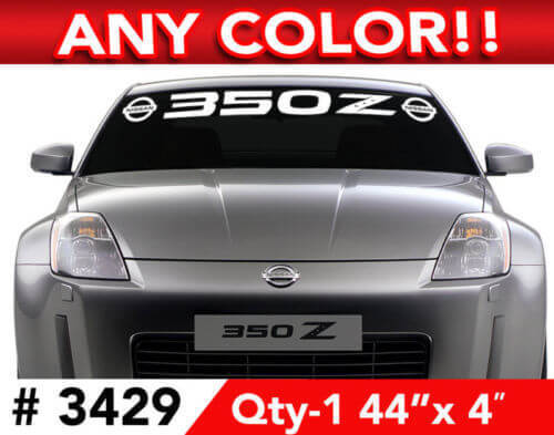350Z Voorruit Banner Vinyl Sticker voor Nissan 350Z