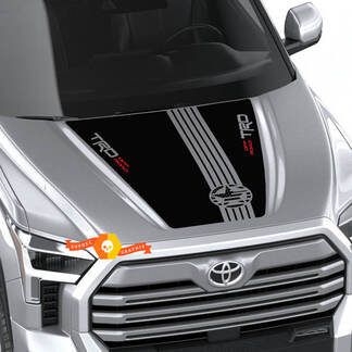 Nieuwe Toyota Tundra 2022 Hood TRD SR5 Military Star Wrap Decal Sticker Graphics SupDec Design

