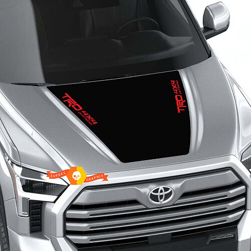 TRD-Stijl 4x4 Off Road Motorkap Vinyl Decal voor Toyota Tundra 2022