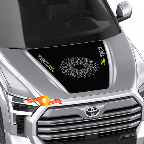 TRD Yoga Edition Motorkap Vinyl Decal Sticker voor Toyota Tundra 2022