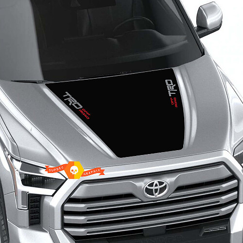 TRD-stijl Blackout motorkap vinyl decal sticker voor Toyota Tundra 2022